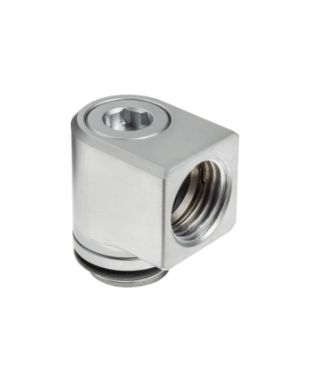 EKWB EK-Quantum Torque Micro Rotary 90° - Satin Titanium, connection (titanium) nr 2