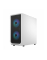 Fractal Design Focus 2 RGB White TG Clear Tint, tower case (Kolor: BIAŁY, tempered glass) - nr 7