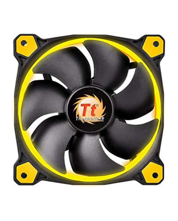 Thermaltake Riing 14 LED Yellow 140x140x25, case fan (Kolor: CZARNY/yellow)