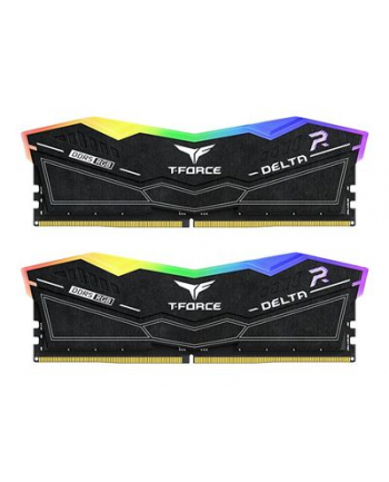 Team Group DDR5 32GB - 5600 - CL - 36 - Dual-Kit - DIMM - FF3D532G5600HC36BDC0, Delta RGB, Kolor: CZARNY