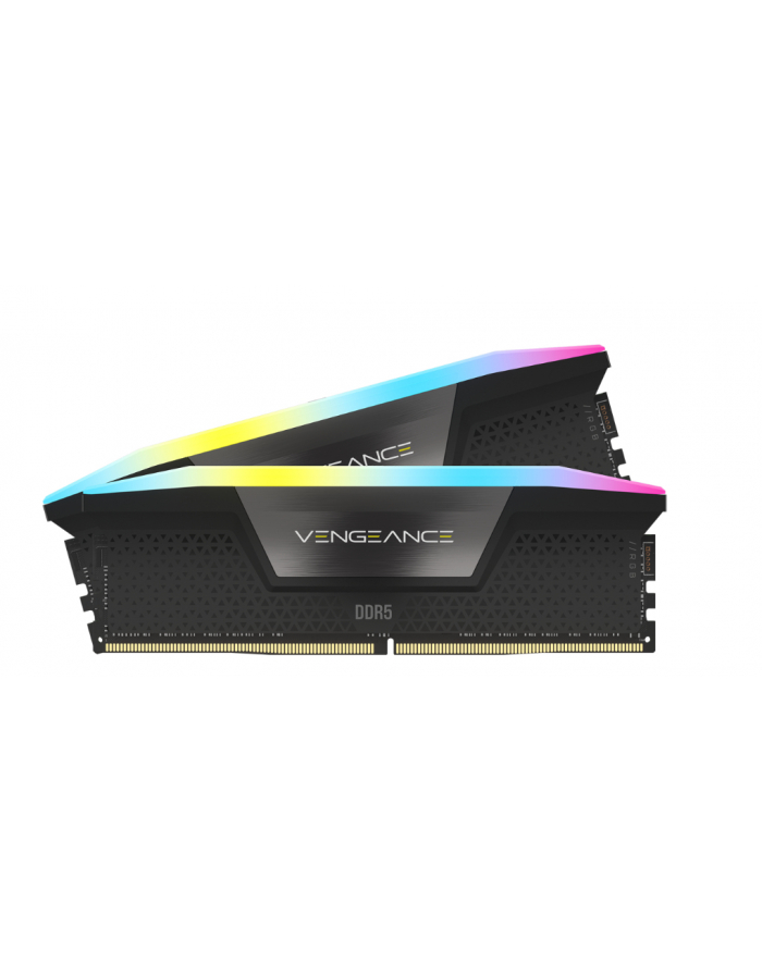 Corsair DDR5 - 64GB - 5200 - CL - 40 - Dual Kit, memory (Kolor: CZARNY, CMH64GX5M2B5200C40, Vengeance RGB, for AMD) główny