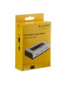 DeLOCK switch jack 3.5mm 2 port manual bidirectional, switch (grey/Kolor: CZARNY) - nr 16