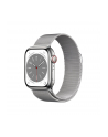 Apple Watch Series 8 Cell Smartwatch (milanaise silver, 41mm, stainless steel, 4G) MNJ83FD/A - nr 1
