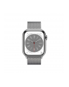 Apple Watch Series 8 Cell Smartwatch (milanaise silver, 41mm, stainless steel, 4G) MNJ83FD/A - nr 5