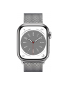 Apple Watch Series 8 Cell Smartwatch (milanaise silver, 41mm, stainless steel, 4G) MNJ83FD/A - nr 9
