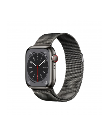 Apple Watch Series 8 Cell Smartwatch (milanaise graphite, 41mm, Stainless Steel, 4G) MNJM3FD/A