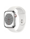 Apple Watch Series 8 Cell Smartwatch (Kolor: BIAŁY, 45mm, Edelstahl, Sport Band) MNKE3FD/A - nr 4