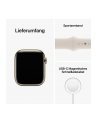 Apple Watch Series 8 Smartwatch (gold north star, 45mm, Stainless Steel, Sport Band, 4G) MNKM3FD/A - nr 12