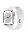 Apple Watch Series 8 Smartwatch (srebrno/biały, 41 mm, sports bracelet, aluminum housing, LTE) MP4A3FD/A - nr 14