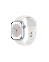 Apple Watch Series 8 Smartwatch (srebrno/biały, 41 mm, sports bracelet, aluminum housing, LTE) MP4A3FD/A - nr 18