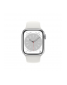 Apple Watch Series 8 Smartwatch (srebrno/biały, 41 mm, sports bracelet, aluminum housing, LTE) MP4A3FD/A - nr 1