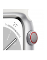 Apple Watch Series 8 Smartwatch (srebrno/biały, 41 mm, sports bracelet, aluminum housing, LTE) MP4A3FD/A - nr 2