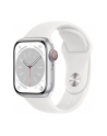 Apple Watch Series 8 Smartwatch (srebrno/biały, 41 mm, sports bracelet, aluminum housing, LTE) MP4A3FD/A - nr 8
