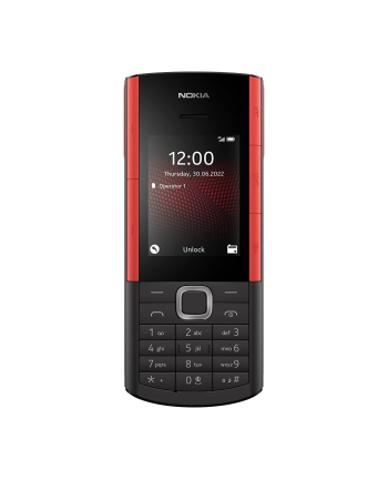 Nokia 5710 XpressAudio, Handy (Black/Red, 48 MB)