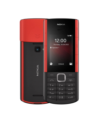 Nokia 5710 XpressAudio, Handy (Black/Red, 48 MB)