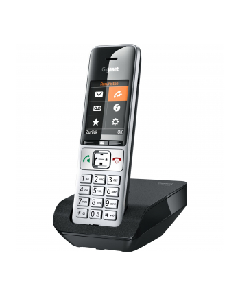 Gigaset COMFORT 500, analogue telephone (silver/Kolor: CZARNY)