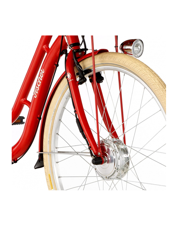 fischer die fahrradmarke FISCHER Bicycle CITA Retro 2.0 (2022), Pedelec (red (glossy), 28, 48 cm frame) główny