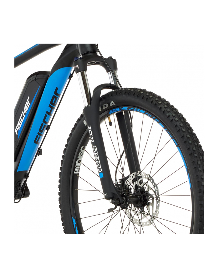 fischer die fahrradmarke FISCHER Bicycle Montis 2.1 (2022), Pedelec (Kolor: CZARNY (matt)/blue, 48 cm frame, 27.5) główny