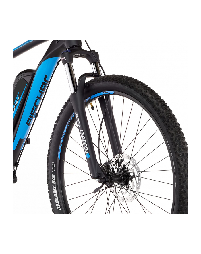 fischer die fahrradmarke FISCHER Bicycle Montis EM1724.1 (2022), Pedelec (Kolor: CZARNY/blue, 51 cm frame, 29) główny
