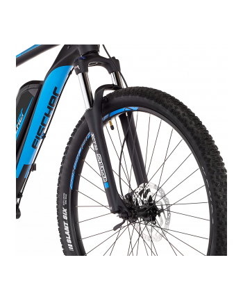 fischer die fahrradmarke FISCHER Bicycle Montis EM1724.1 (2022), Pedelec (Kolor: CZARNY/blue, 51 cm frame, 29)