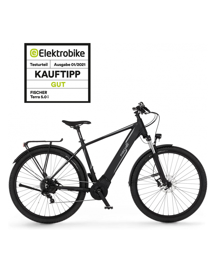 fischer die fahrradmarke FISCHER Bicycle TERRA 5.0i (2022), Pedelec (Kolor: CZARNY (matt), 29, 46 cm frame) główny