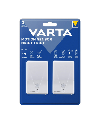 Varta Motion Sensor Night Light, night light (Kolor: BIAŁY, double pack)