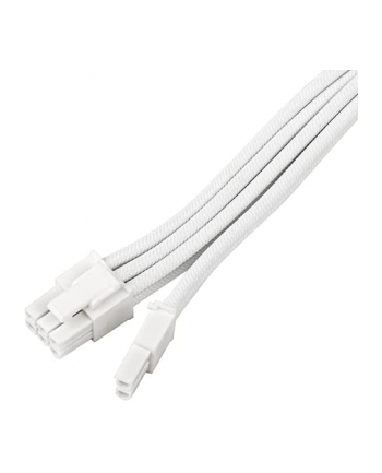 silverstone technology SilverStone power supply extension cable SST-PP07E-PCI8W-V2, PCIe 8pin (6+2) (Kolor: BIAŁY, 30cm)