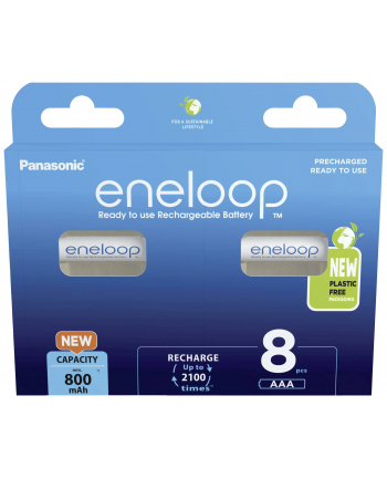 Panasonic Eneloop, battery (AAA (Micro), 8 pieces)