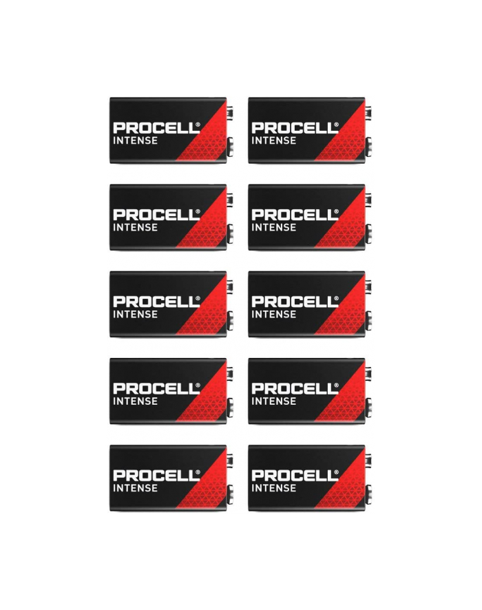 Duracell Procell Alkaline Intense Power 9V, battery (10 pieces, E block (9 volt block)) główny