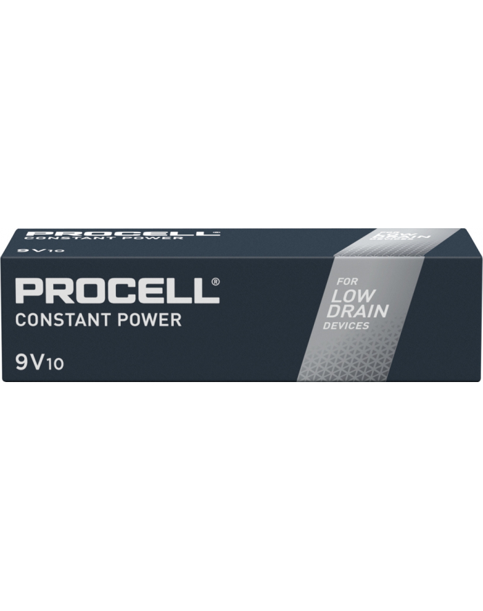 Duracell Procell Alkaline Constant Power 9V, battery (10 pieces, E block (9 volt block)) główny