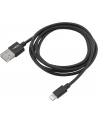 Ansmann USB-A, Lightning data and charging cable, 1.2 meters (Kolor: CZARNY) - nr 1