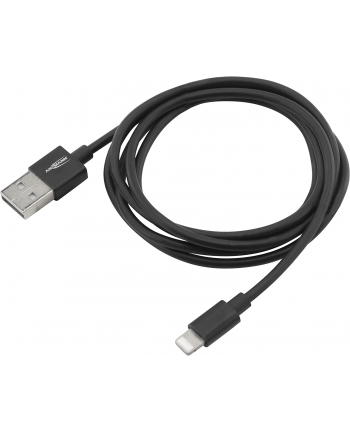 Ansmann USB-A, Lightning data and charging cable, 1.2 meters (Kolor: CZARNY)