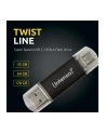 Intenso Twist Line 128 GB, USB stick (anthracite/transparent, USB-A 3.2 Gen 1, USB-C 3.2 Gen 1) - nr 20