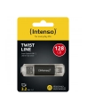 Intenso Twist Line 128 GB, USB stick (anthracite/transparent, USB-A 3.2 Gen 1, USB-C 3.2 Gen 1) - nr 31
