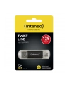 Intenso Twist Line 128 GB, USB stick (anthracite/transparent, USB-A 3.2 Gen 1, USB-C 3.2 Gen 1) - nr 4