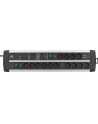 Brennenstuhl Premium-protection -Line Duo gaming power strip 14-way (Kolor: CZARNY/silver, 120,000 A surge protection , 2x USB-A, 3 meters) - nr 2