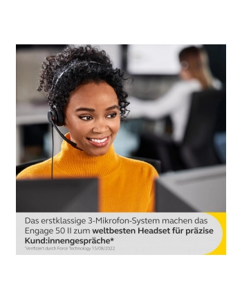 Jabra Engage 50 II, headset (Kolor: CZARNY, mono, USB-A, UC)