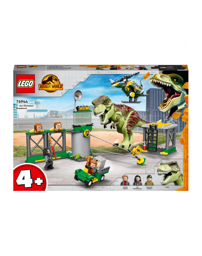 LEGO JURASSIC WORLD 4+ Ucieczka tyranozaura 76944 główny