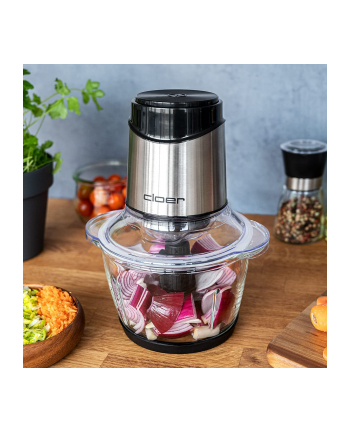 Cloer multi chopper 6829 (stainless steel/Kolor: CZARNY)