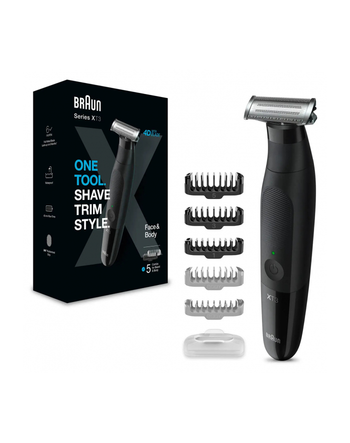 Braun Series XT3 - XT3200 Face + Body, beard trimmer (Kolor: CZARNY) główny