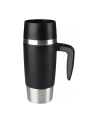 Emsa TRAVEL MUG Classic Handle thermal mug 0.36 liters (Kolor: CZARNY/stainless steel, with handle and QUICK PRESS closure) - nr 1
