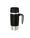 Emsa TRAVEL MUG Classic Handle thermal mug 0.36 liters (Kolor: CZARNY/stainless steel, with handle and QUICK PRESS closure) - nr 2