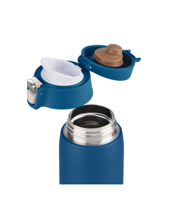 Emsa TRAVEL MUG light thermal mug 0.4 liters (dark blue, flip lid)