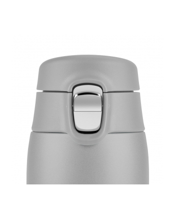 Emsa TRAVEL MUG light thermal mug 0.4 liters (silver, flip lid)