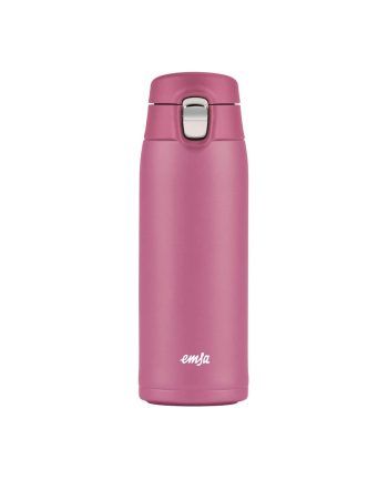 Emsa TRAVEL MUG light thermal mug 0.4 liters (pink, flip lid)