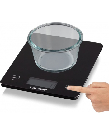 Cloer 6870, kitchen scales (Kolor: CZARNY)