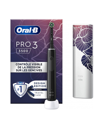 Braun Oral-B Pro 3 3500 Design Edition, electric toothbrush (Kolor: BIAŁY)