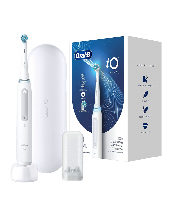 Braun Oral-B iO Series 4, electric toothbrush (Kolor: BIAŁY, quite Kolor: BIAŁY) główny