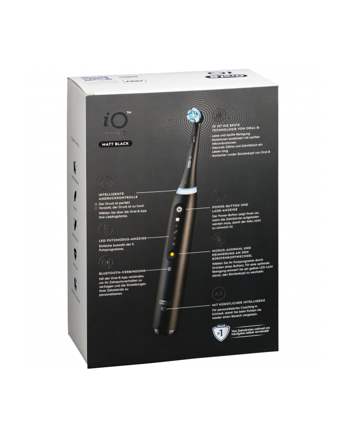 Braun Oral-B iO Series 5, Electric Toothbrush (matt Kolor: CZARNY) główny