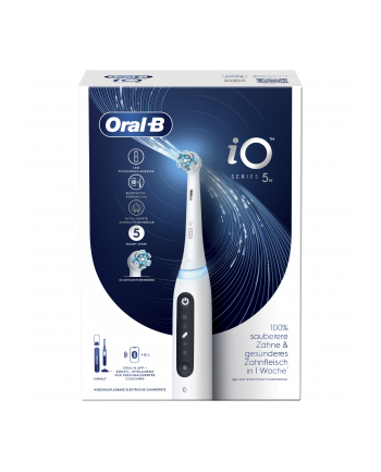 Braun Oral-B iO Series 5, electric toothbrush (quite Kolor: BIAŁY)